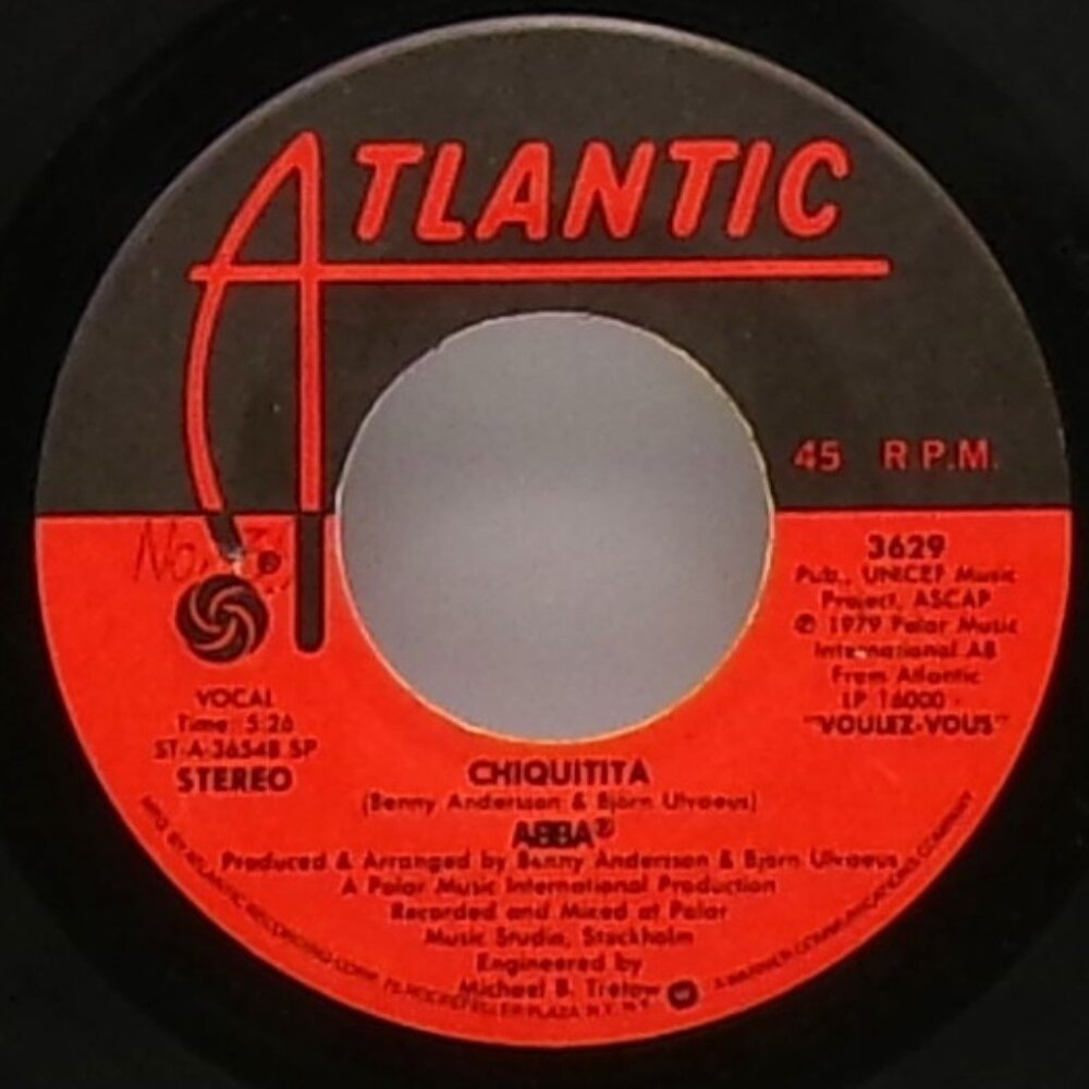 Chiquitita/Lovelight by Abba 45 - Five 45s for $15